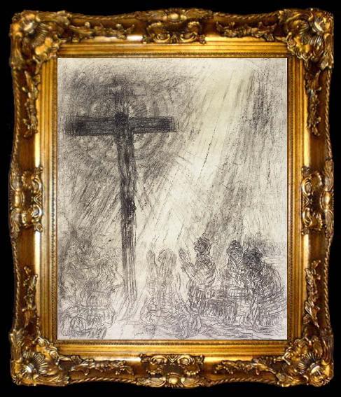 framed  James Ensor Calvary, ta009-2